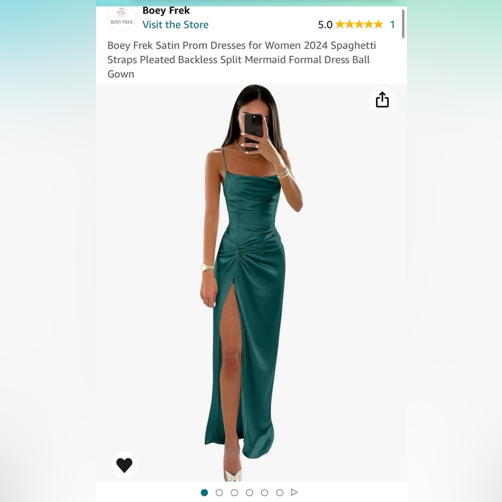 Teal Wedding Guest/Formal Dress